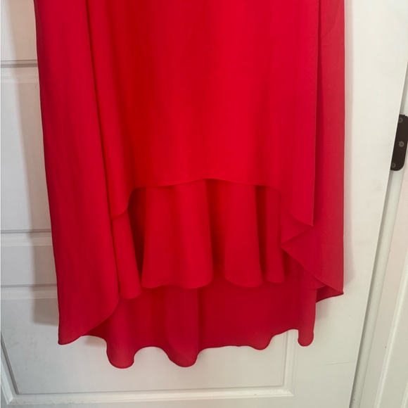 BCBGMAXAZRIA Red Berry Hi-Low Sleeveless Dress Size Small - Picture 4 of 6
